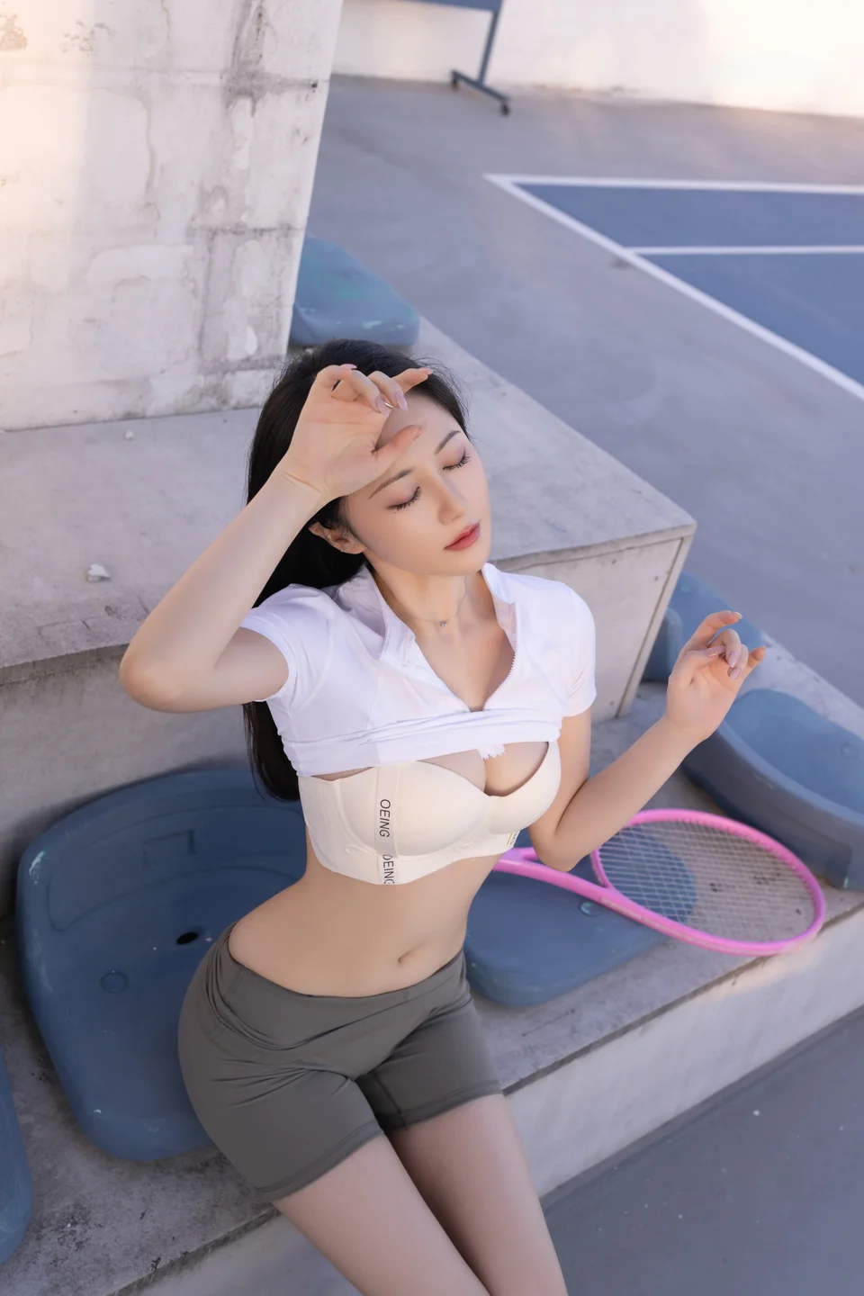 鱼子酱Fish - 网球场 [120P-1.09GB] tg@simisebaisi 【丝足阁】037.webp